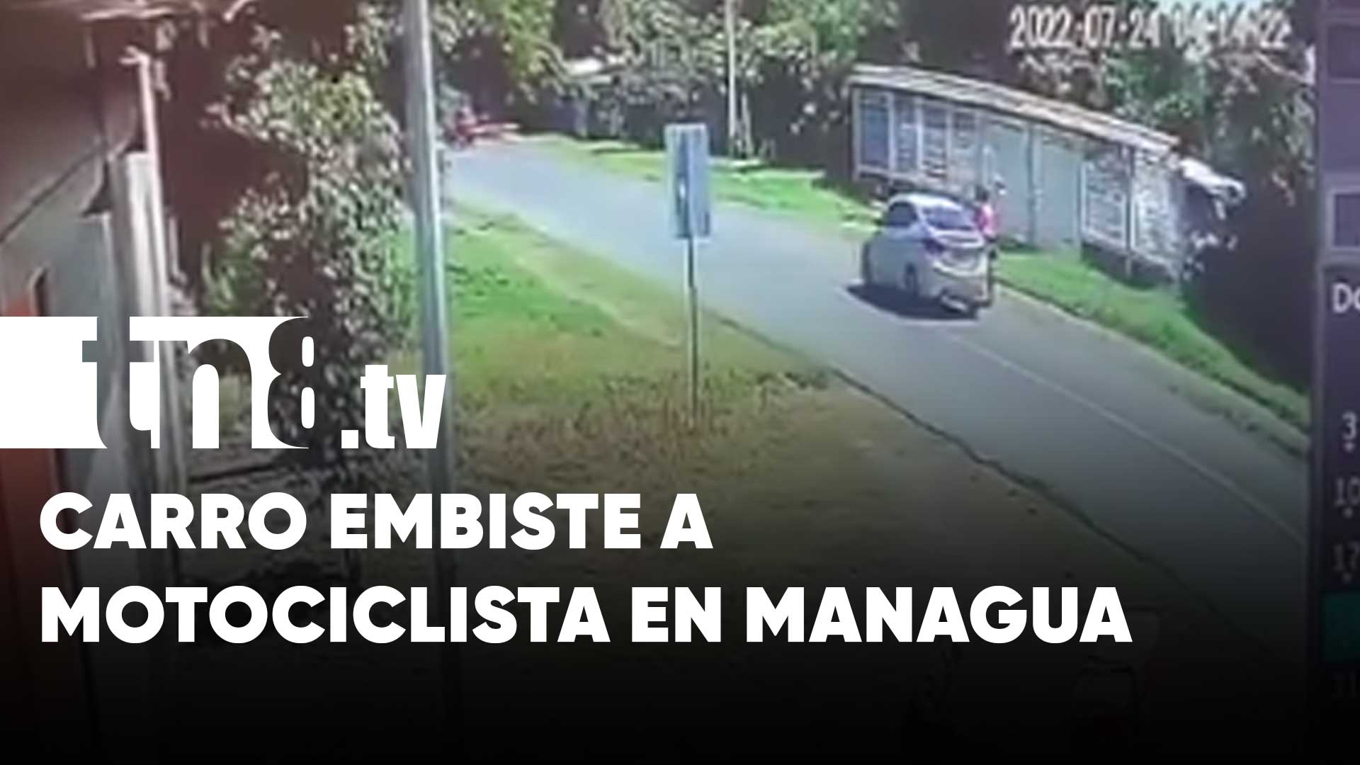 Irresponsable Colisiona A Motociclista Y Se Da A La Fuga En Managua