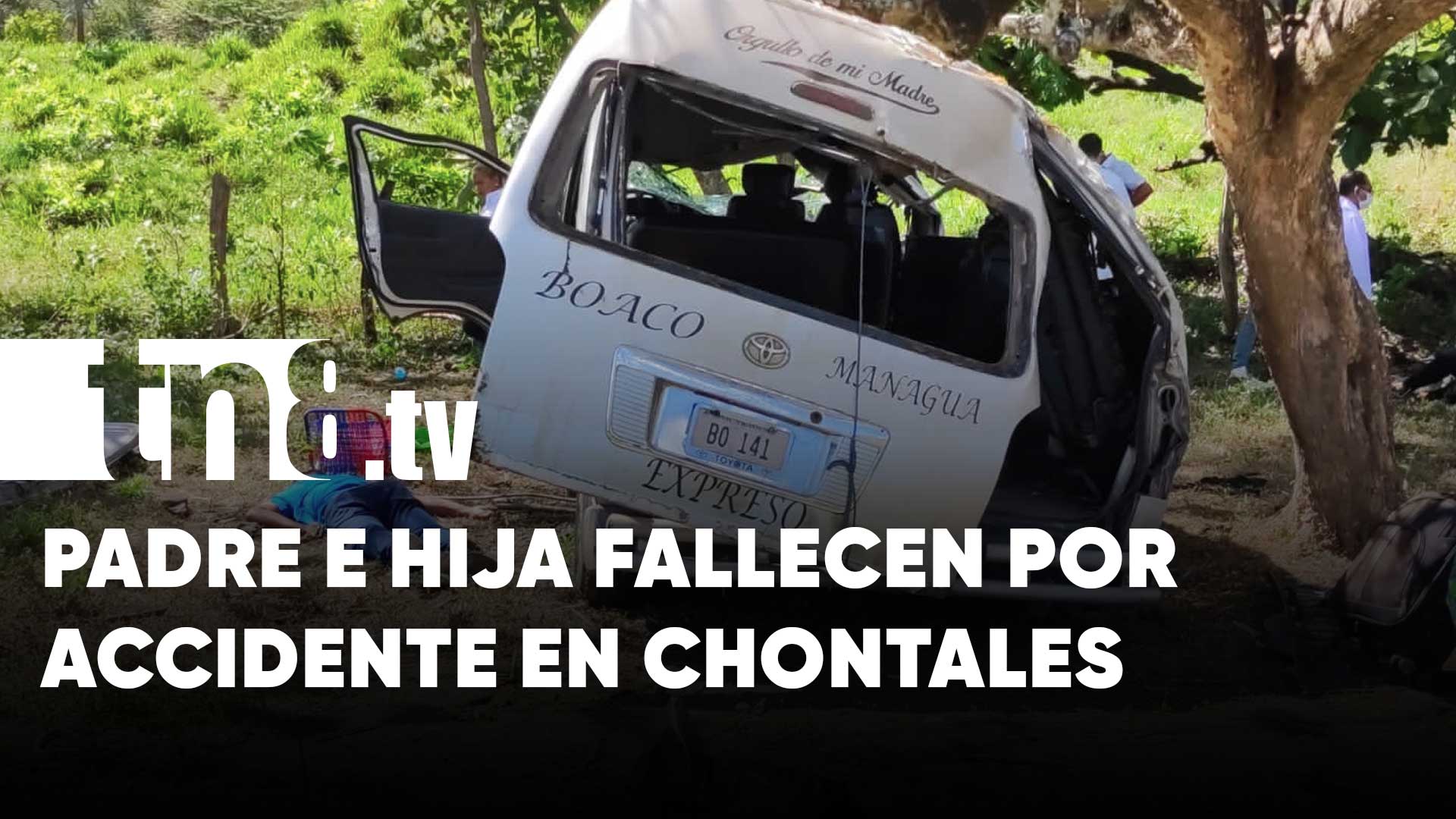 Tragedia en Chontales Padre e hija fallecen en accidente con microbús