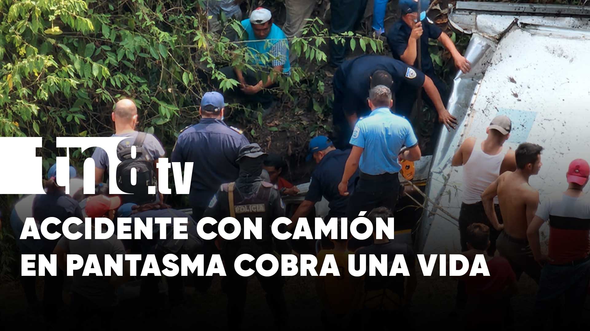 Vuelco de camión deja un fallecido y un lesionado en Jinotega TN8 tv