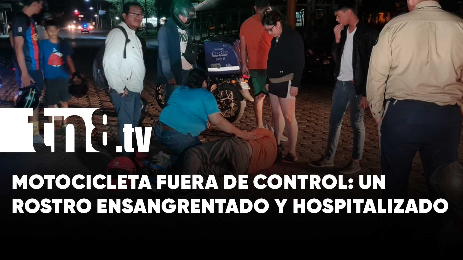 Accidente Nocturno Deja A Un Motociclista Con Graves Heridas Faciales