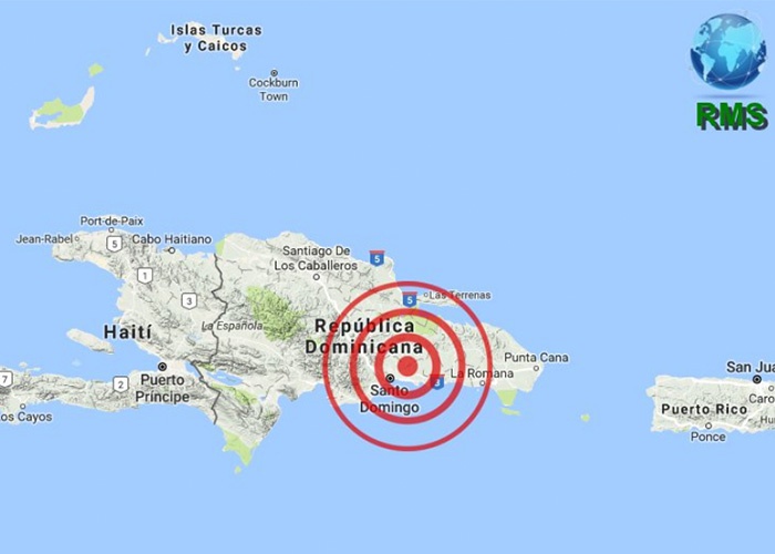 Temblor de magnitud 4,1 sacude el este de la República Dominicana