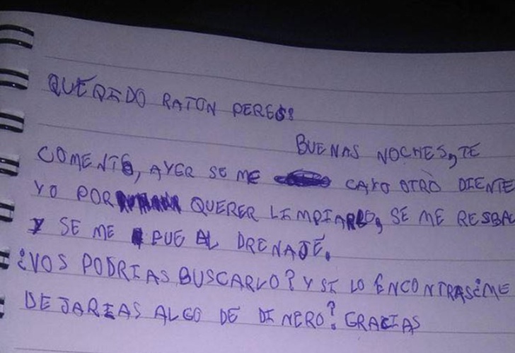 Viral: La tierna carta al Ratoncito Pérez de un niño que 