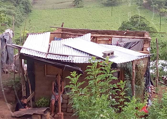 nicaragua, condega, techos de viviendas, afectaciones, lluvias,