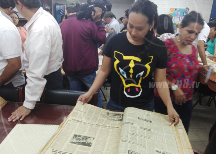 nicaragua, revolucion popular sandinista, exposicion iconografica, medios, prensa, 