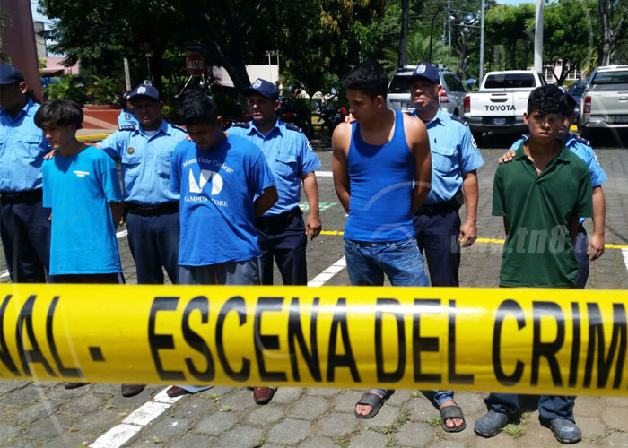 nicaragua, policia nacional, managua, detenidos, delincuencia,