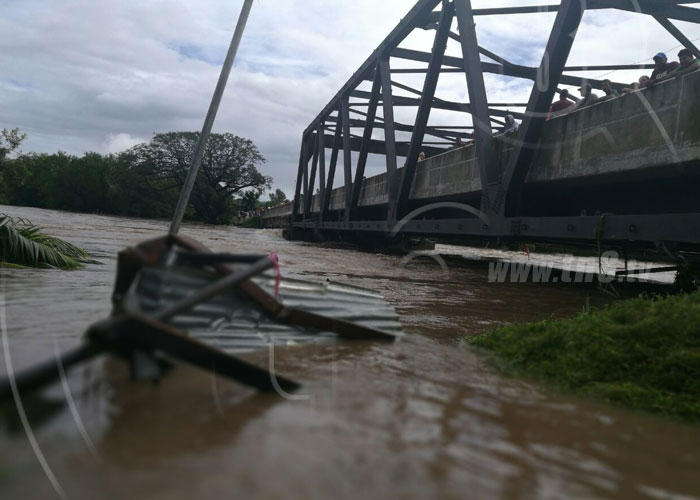 nicaragua, rio malacatoya, crecida, tipitapa, afectaciones por lluvias,