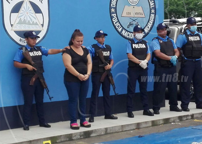 nicaragua, delincuentes, detenidos, policia nacional, seguridad,