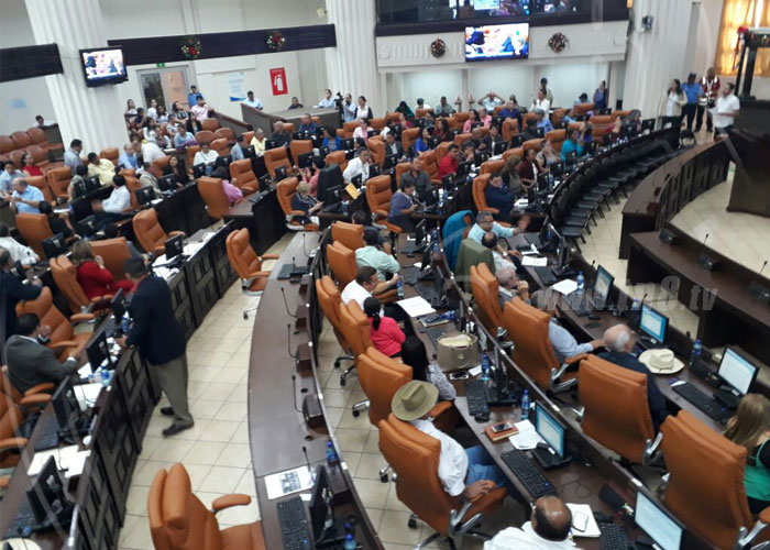 nicaragua, presupuesto general de la republica, aprobacion, asamblea nacional, 2018,