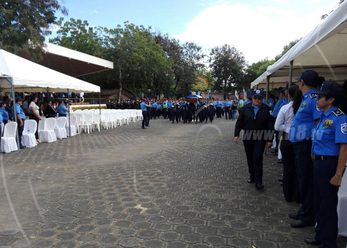 nicaragua, comisionado mayor, tomas velasquez, homenaje postumo, policia nacional,