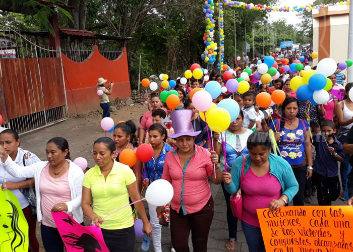 nicaragua, dia internacional de la mujer, isla de ometepe, conmemoracion a la mujer, alcaldia de ometepe,