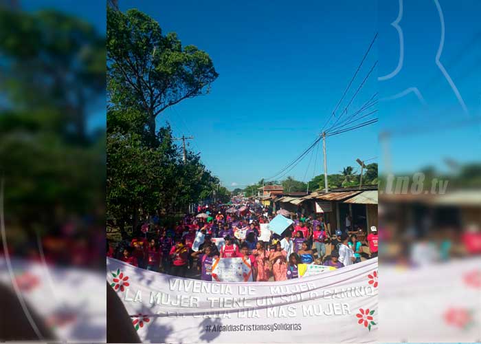 nicaragua, bilwi, conmemoracion, dia internacional de la mujer, alcaldia municipal, 
