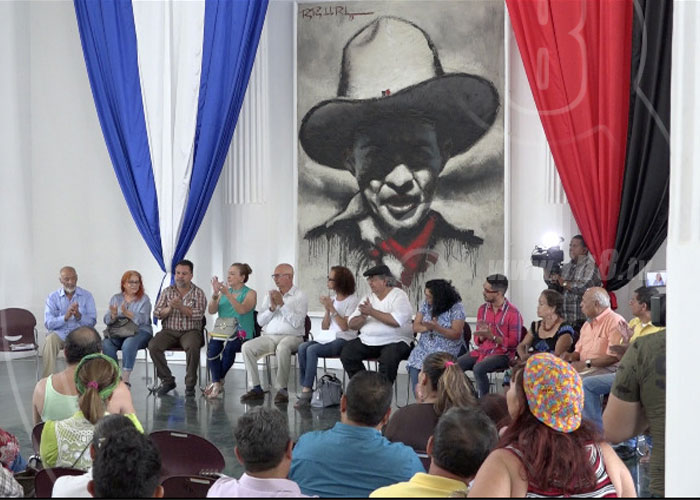 nicaragua, general sandino, artistas, paz, dialogo, cultura,