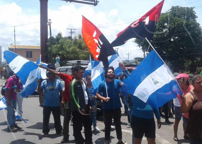 nicaragua, san benito, tranque, carretera norte, protesta pacifica,