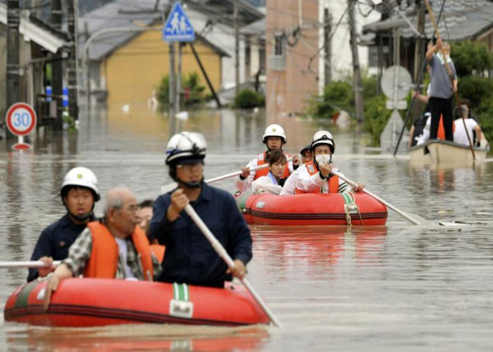 japon, lluvias torrenciales, cifra de muertos, inundaciones, rescates,