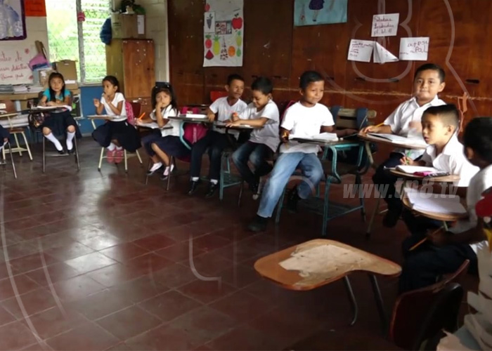nicaragua, isla de ometepe, merienda escolar, educacion, clases, ninos, seguridad,