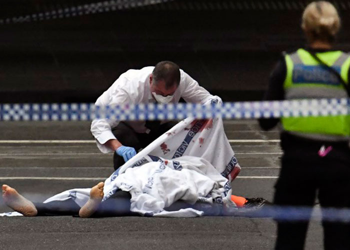 australia, muerto, herido, ataque con cuchillo, terrorismo, estado islamico,