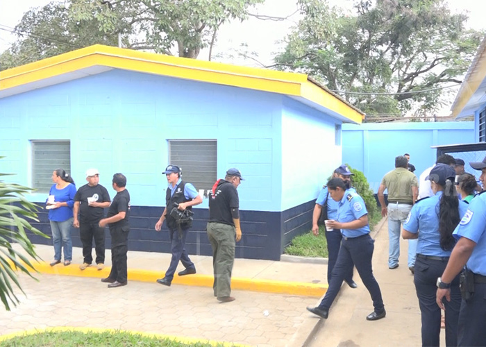 nicaragua, masatepe, policia, inauguracion, howard urbina, seguridad,