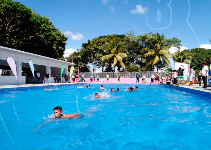 nicaragua, centro recreativo, xilonem, area nueva, piscina, inauguracion,