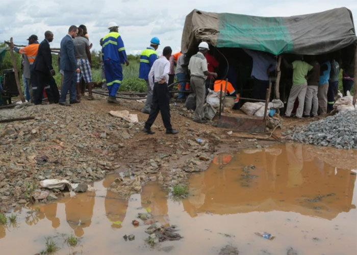 zimbadwe, africa, inundaciones, lluvias, mineros, muertes, rescate,