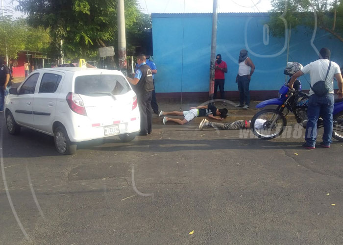 Los detienen en Managua con la droga en el carro