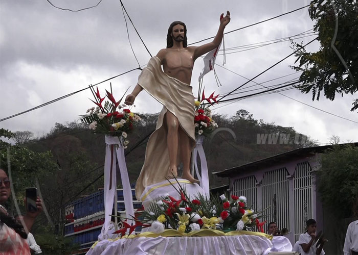 nicaragua, boaco, procesion, cristo resucitado, semana santa,