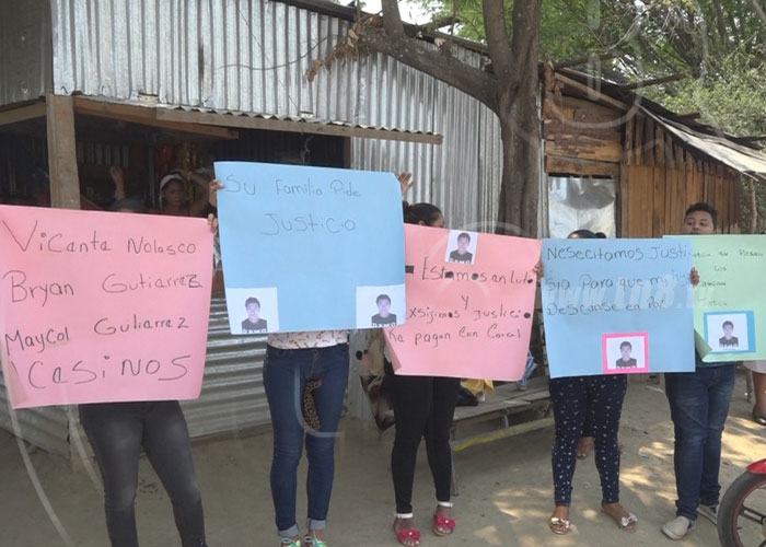 Familiares de joven asesinado en Ocotal exigen justicia