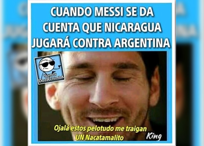 nicaragua, argentina, memes, futbol, amistoso, redes sociales, 