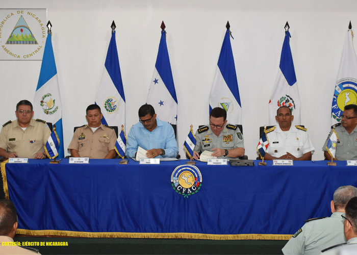 nicaragua, ejercito, reunion ordinaria, fuerzas armadas centroamericanas,
