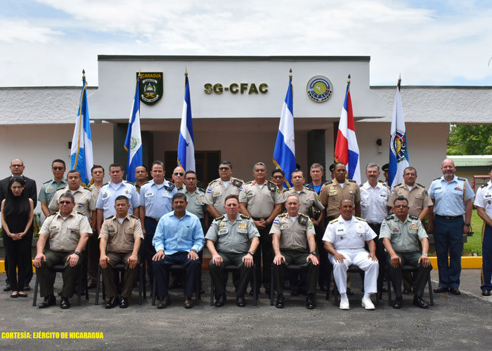 nicaragua, ejercito, reunion ordinaria, fuerzas armadas centroamericanas,