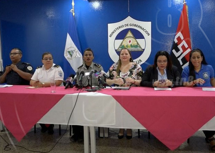 nicaragua, atencion, ministerio de gobernacion, informe, julio,