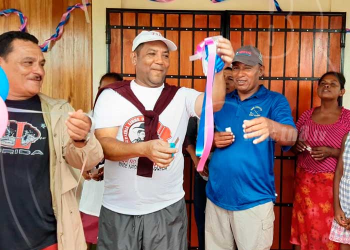 Inauguran Casa Comunal en el Caribe Norte