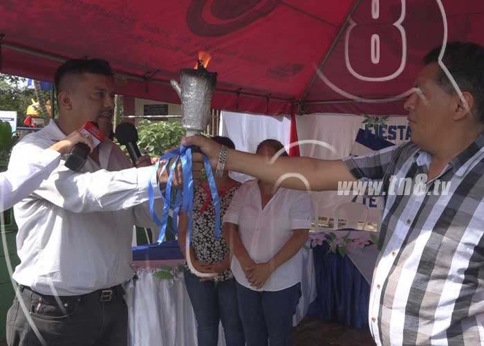 Municipios de Matagalpa recibieron la Antorcha de la Libertad.