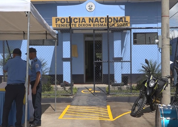 nicaragua, paiwas, estacion policial, seguridad ciudadana, policia,