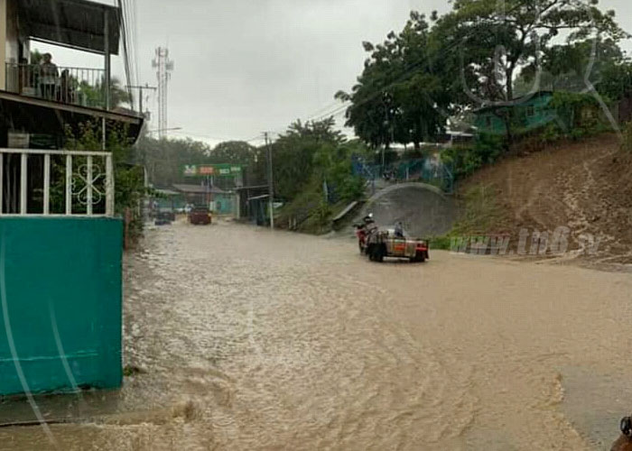 nicaragua, lluvias, san juan del sur, inundaciones, comupred,