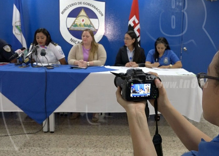 nicaragua, ministerio de gobernacion, reporte, atenciones, migracion, bomberos,