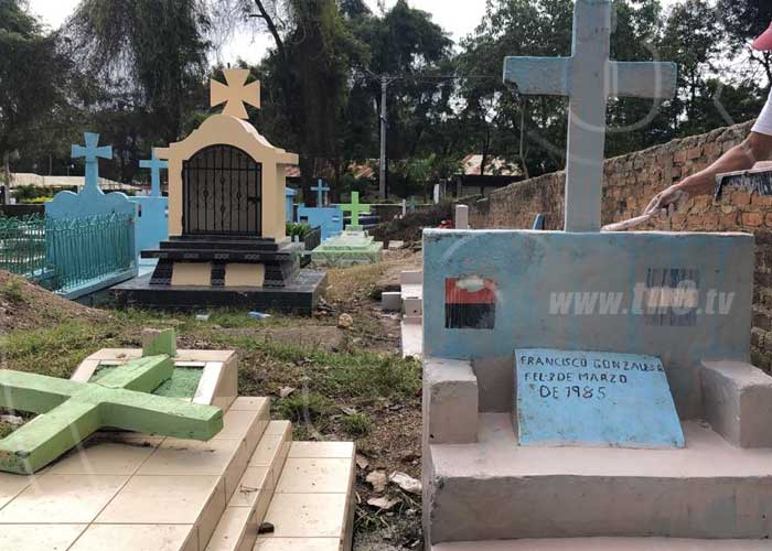 nicaragua, jalapa, limpieza, cementerios, 2 de noviembre,