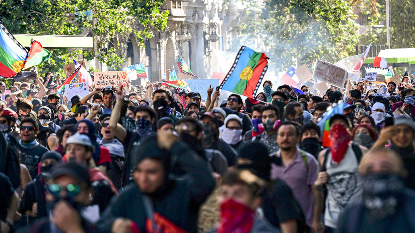 chile, protestas, movilizaciones, paro nacional, huelga general, sebastian pinera,
