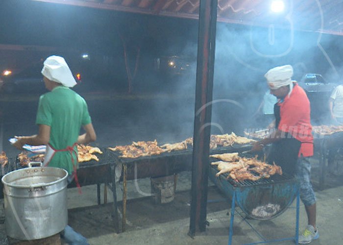 nicaragua, asados populares, managua, gastronomia, emprendimiento, pollo asado,