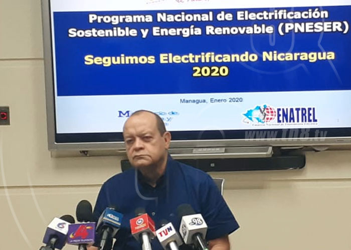 nicaragua, energia electrica, proyectos, enatrel, 2020, electrificacion,