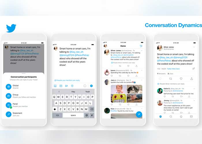 app, red social, tecnologia, twitter, nueva funcion, tweets, conversation participants