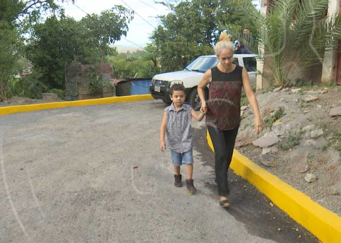 nicaragua, barrio juan emilio menocal, calle nueva, impuestos, mejoramiento vial, 