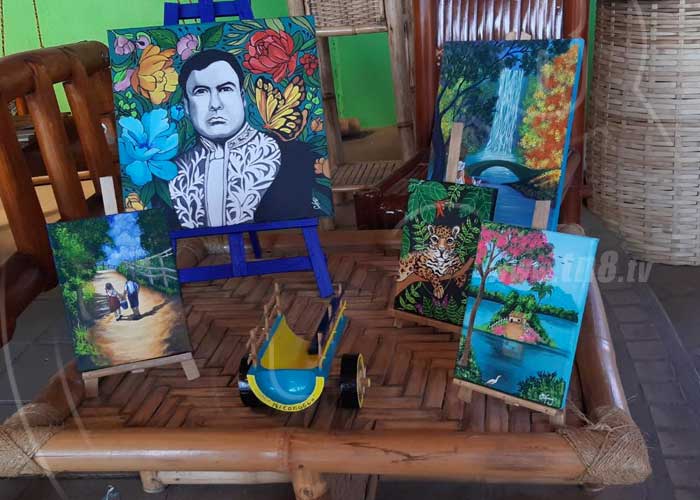 nicaragua, pinturas, emprendimiento, parque de ferias, oferta, economia, 