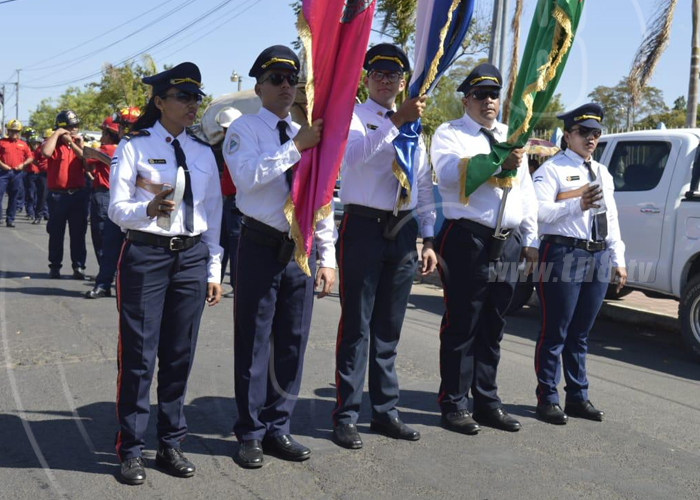 nicaragua, chinandega, aniversario, direccion general de bomberos,