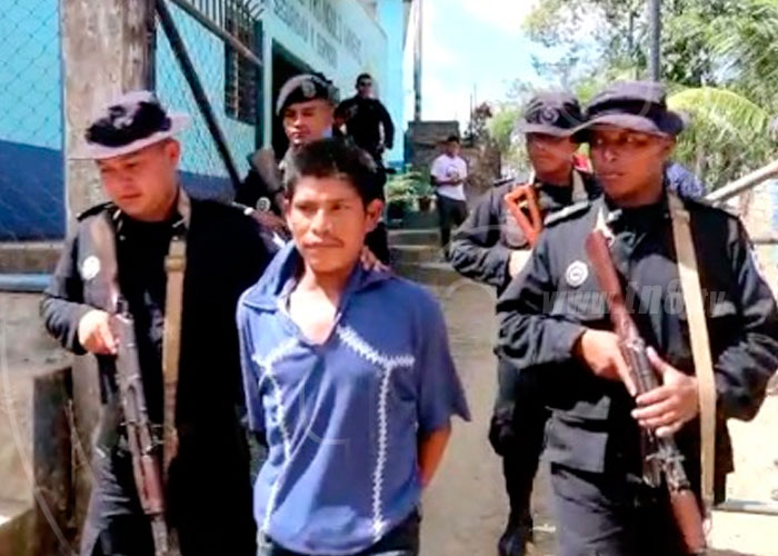 nicaragua, policia nacional, asesinato, hombre en siuna, detenido, 