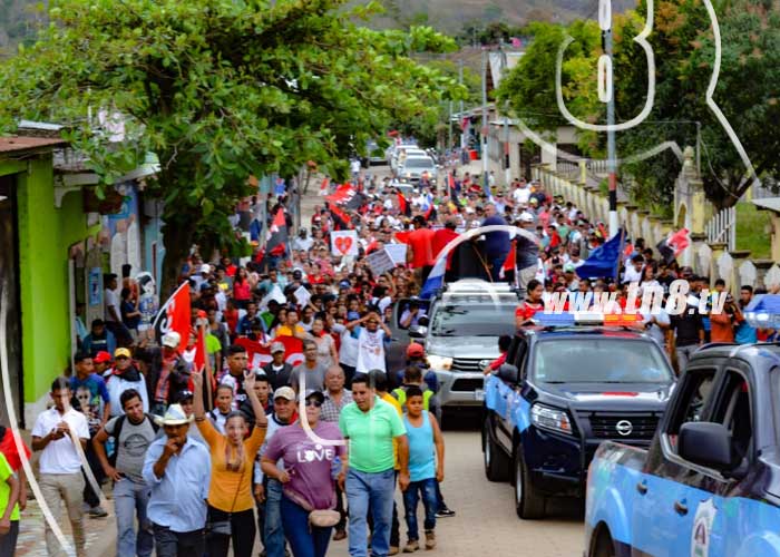 nicaragua, jalapa, nueva segovia,, caminata, mujeres, frente sandinista, 