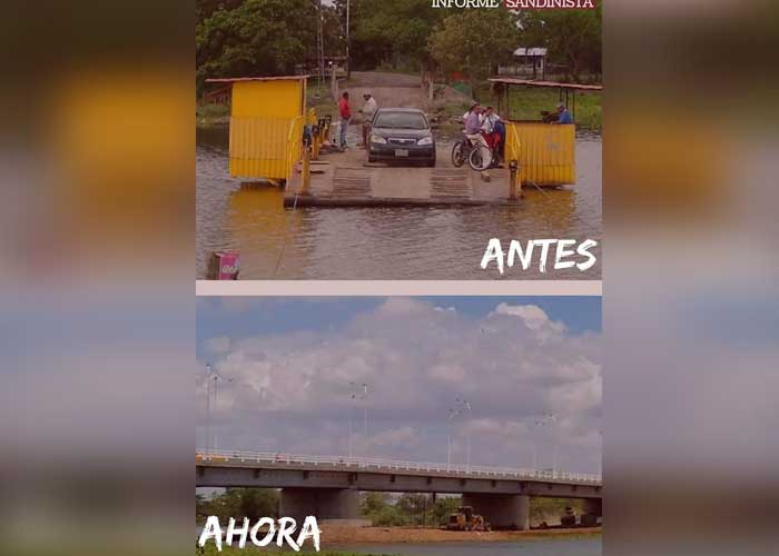 nicaragua, gobierno sandinista, daniel ortega, panaloya, puente, granada, puente panaloya, proyectos nicaragua, desarrollo, 