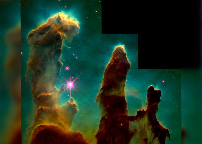 fotos, espacio, nasa, ciencia. pilares de la creacion, nebulosa del aguila, hubble, estrellas