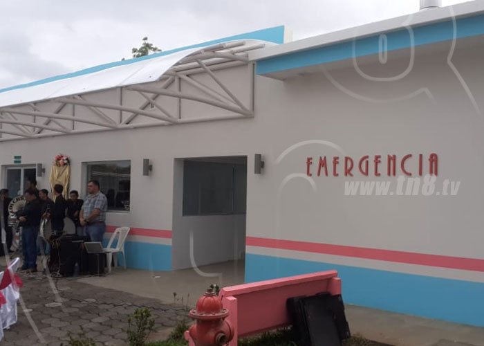 nicaragua, sala de emergencia, hospital asuncion, chontales, inauguracion, salud,