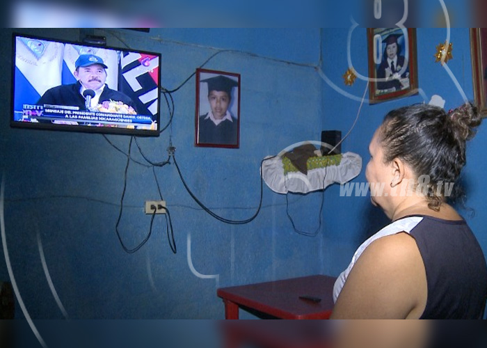 nicaragua, familias de managua, mensaje del presidente, daniel ortega, cadena nacional, coronavirus en nicaragua, 