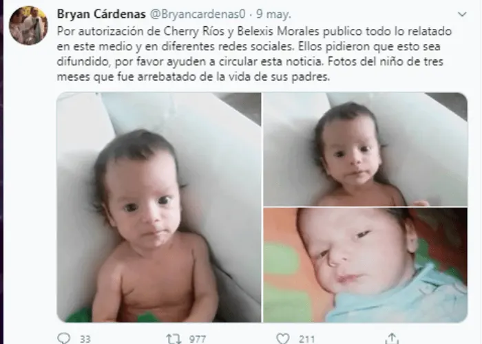 venezuela, crimen, maltrato infantil, bebe, 